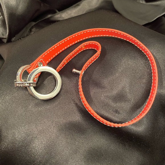 Lia Sophia Orange double wrap Leather bracelet - Picture 3 of 3